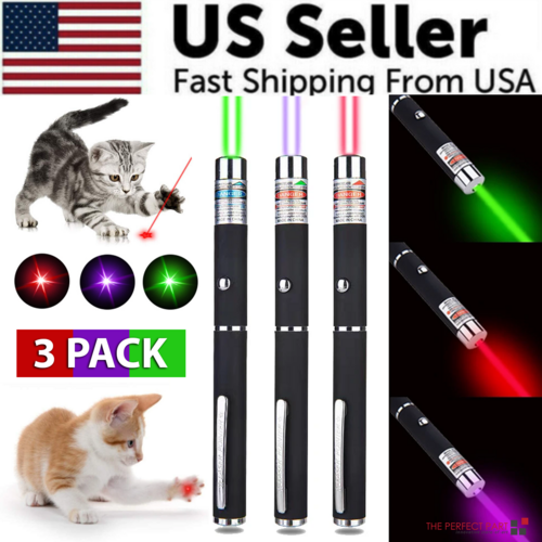 SET DE 3 PUNTEROS LAZER DE COLORES