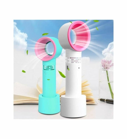 VENTILADOR PORTATIL SIN ASPAS RECARGABLE